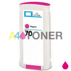 Cartucho de tinta Hp 70 magenta compatible al cartucho original hp C9453A