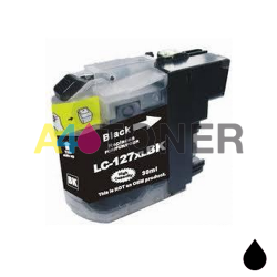 Cartucho de tinta LC127 / LC125 negro Version 3 alternativo