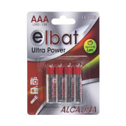 Pilas Alcalinas AAA pack de 12 blisters ( blister 4 pilas ) JLR03-4B