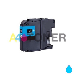 Cartucho de tinta LC12 cyan compatible a Brother LC12EC