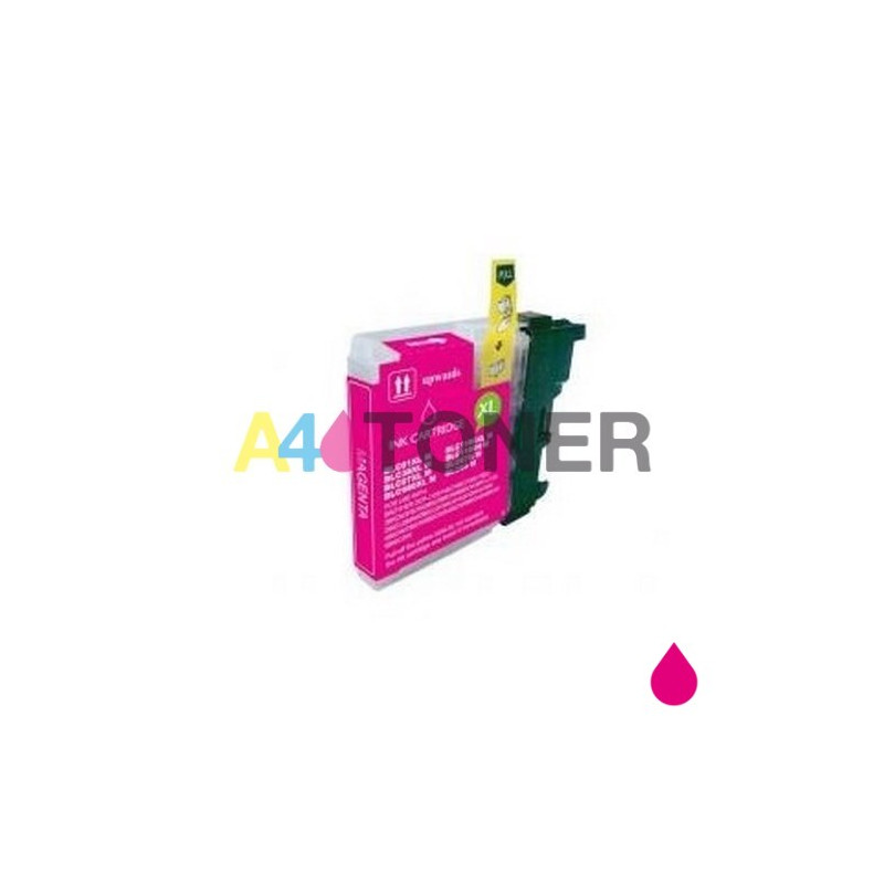 Cartucho de tinta LC22 magenta compatible a Brother LC22EM