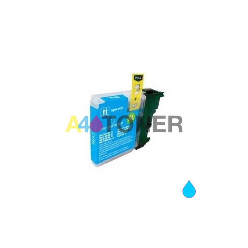 Cartucho de tinta LC22 cyan compatible a Brother LC22EC