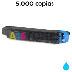 Toner compatible Kyocera TK5140 / TK-5140 / TK 5140 cyan alternativo a Kyocera 1T02NRCNL0