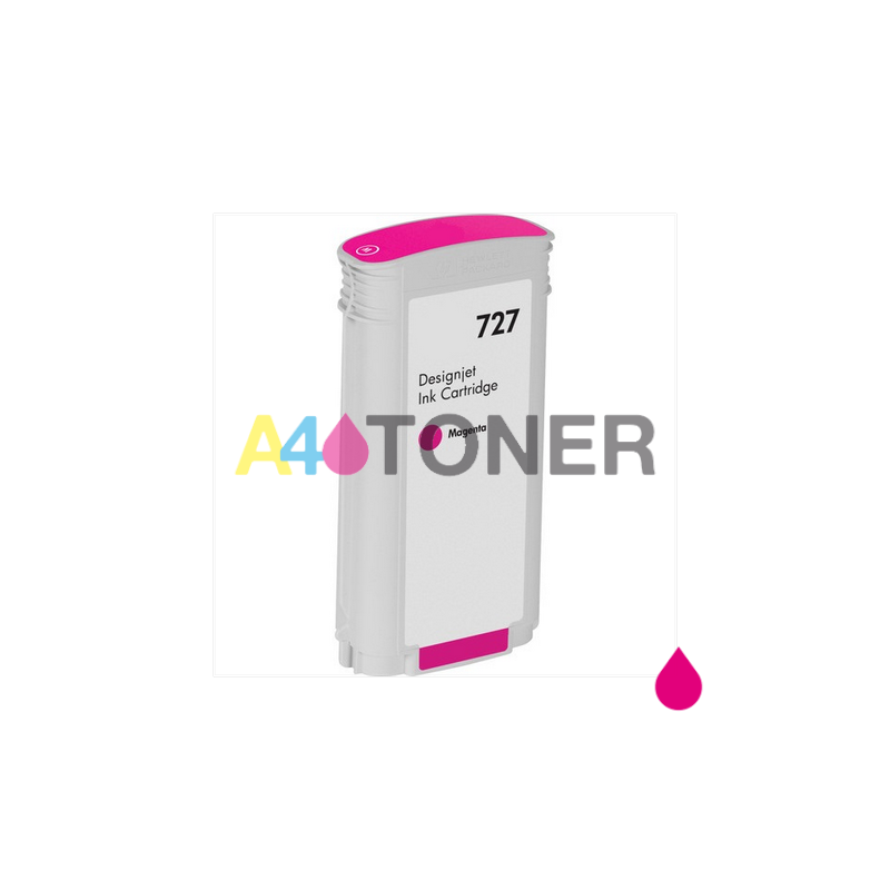 Cartucho de tinta HP 727 (B3P20A) magenta compatible