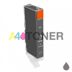 Cartucho de tinta Canon CLI-571 XL gris compatible con Canon 0335C001AA