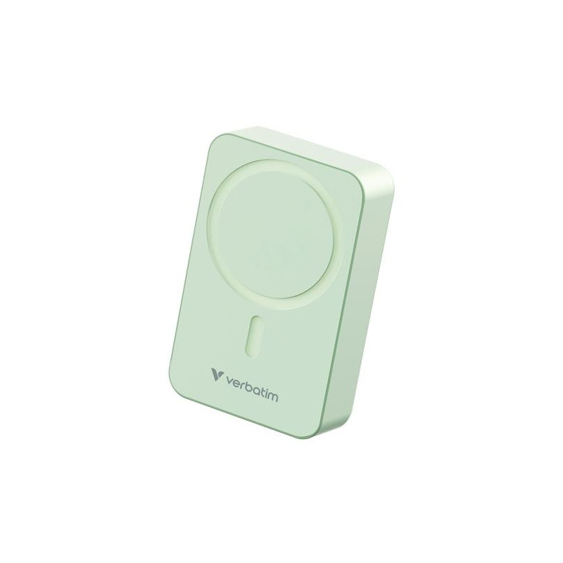 32224 VERBATIM CARGADOR INALAMBRICO POWER BANK 20K MAH 1XUSB-C VERDE