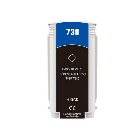 130ML Black Reman HP DesignJet T850