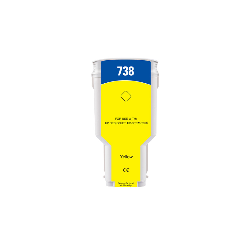 300ML Yellow Reman HP DesignJet T850