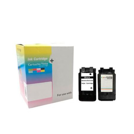 PACK INKJET DAYMA REMANUFACTURADO (EU) CANON PG512/CL513 XL (MARCA EL NIVEL DE TINTA) - 1BK + 1CMY