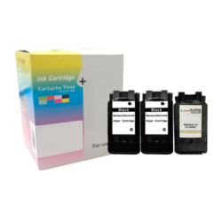 PACK INKJET DAYMA REMANUFACTURADO (EU) CANON PG540/CL541 XL (MARCA EL NIVEL DE TINTA) - 2BK + 1CMY