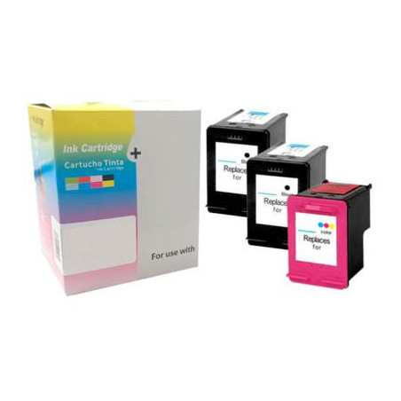 PACK INKJET DAYMA REMANUFACTURADO (EU) HP N301 XL V.3 - 2BK + 1CMY