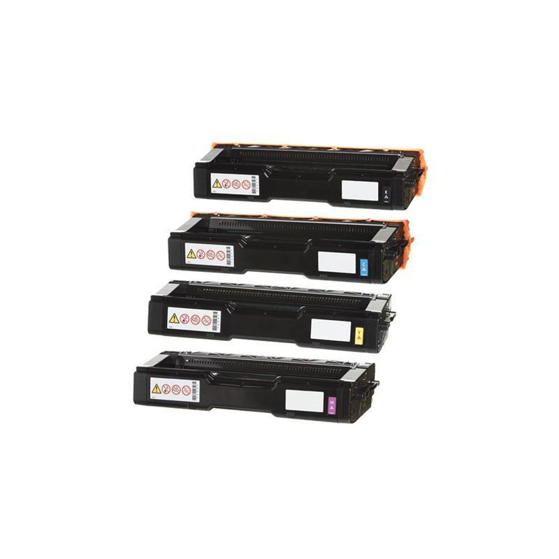 Negro Compatible  Lanier Ricoh SP C360s C361-7K#408184