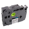 Laminado Negro-amari 9mmX8m Brother label#TZ-FX621/TZe-FX621