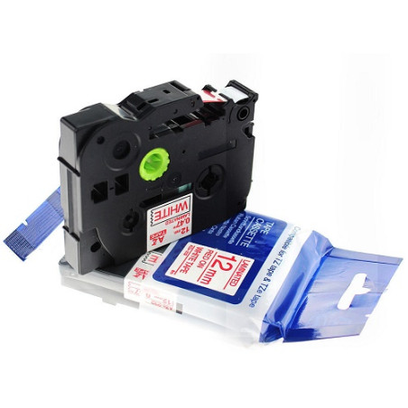 Laminato Negro-amaril 18mmX8m Brother label#TZ-S641/TZe-S641