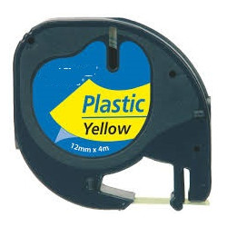 BK-Yellow 12mmX4m Plastica  Dymo 2000