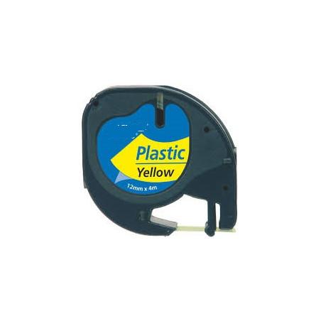 BK-Yellow 12mmX4m Plastica  Dymo 2000