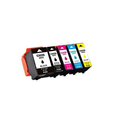 INKJET INKPRO EPSON T02GI/T02E1 (E202XL) NEGRO 550 PAG PREMIUM