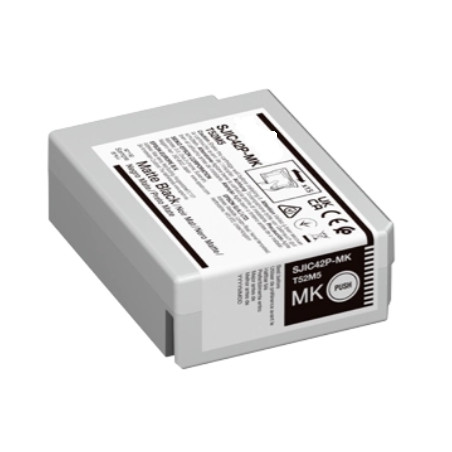 Matte-Black Pigme com ColorWorks C4000e(MBK)-50ML#C13T52M540