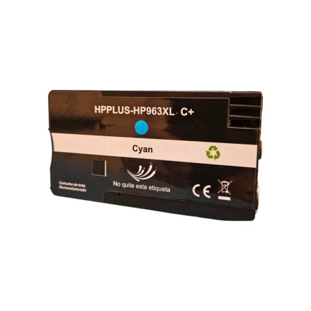 HP 963XL cían cartucho de tinta compatible