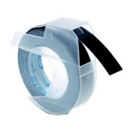 Negro compa Dymo Junior/Omega Nastro a relievo 3D-9MMx3M