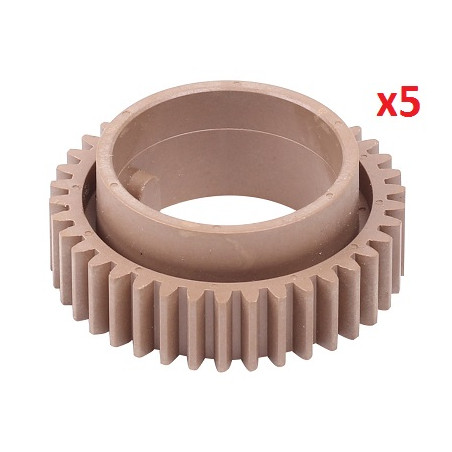 5xUpper Roller Gear 38T Aficio 1515