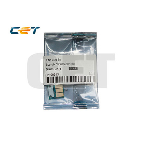 CET Drum Chip Black Konica Minolta Bizhub C220