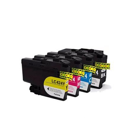 INKJET INKPRO BROTHER LC424 NEGRO 750 PAG PREMIUM