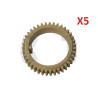 5xUpper Roller Gear 39T DP1520