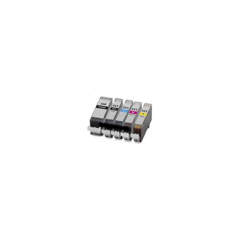 Negro 10ml con chip para Canon Ip3600/IP4600/MP540/MP620/630