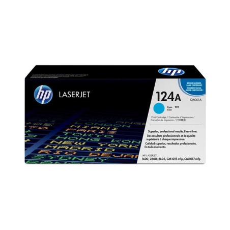 TONER ORIGINAL (Q6001A) PARA IMPRESORAS HP - 2.000pag - Cyan C03HP0023