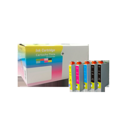 PACK INKJET INKPRO EPSON T0715 PREMIUM - 2BK + 1C + 1M + 1Y