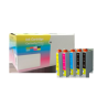 PACK INKJET INKPRO EPSON T0715 PREMIUM - 2BK + 1C + 1M + 1Y