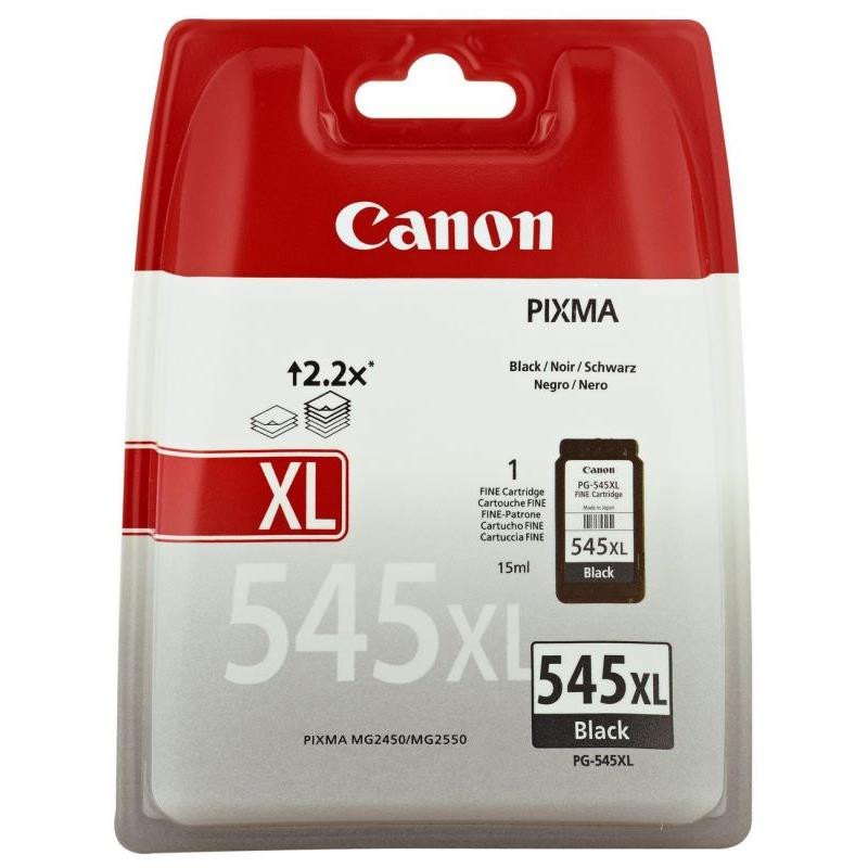 CARTUCHO ORIGINAL (PG545XL/8286B001) PARA IMPRESORAS CANON - 400pag - Negro C08CA0028