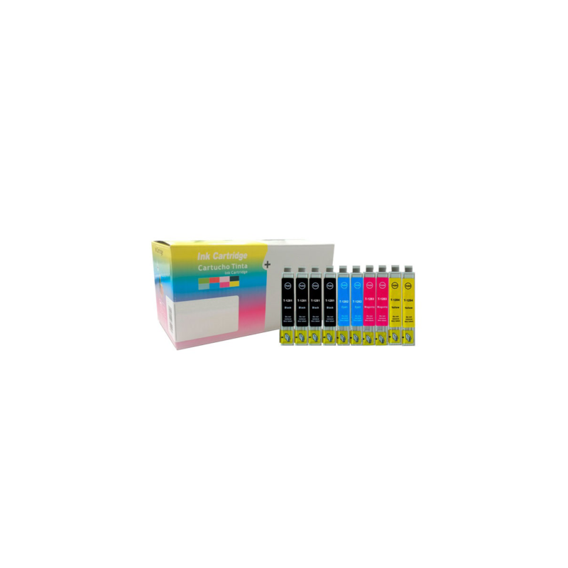 PACK INKJET INKPRO EPSON T1285 PREMIUM - 4BK + 2C + 2M + 2Y