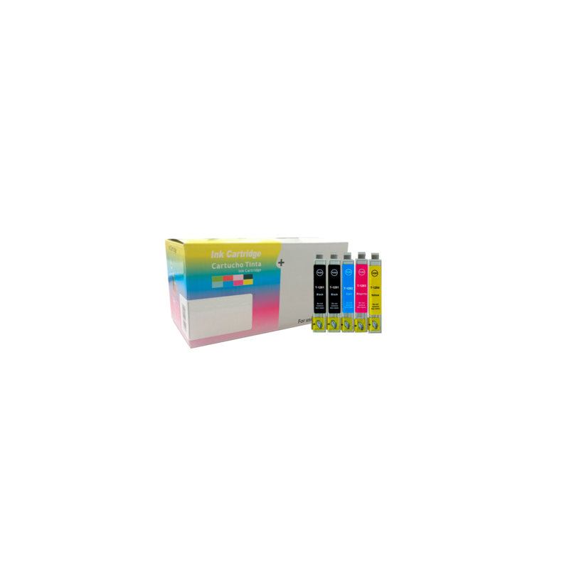 PACK INKJET INKPRO EPSON T1285 PREMIUM - 2BK + 1C + 1M + 1Y