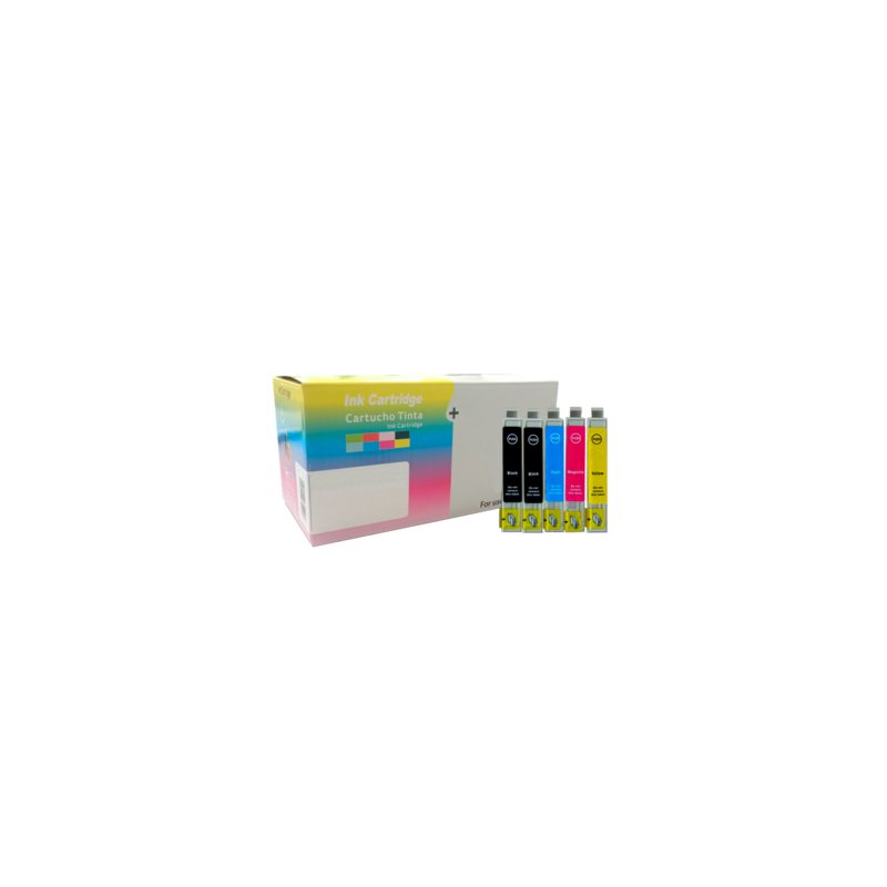 PACK INKJET INKPRO EPSON T16XL PREMIUM V.2 - 2BK + 1C + 1M + 1Y