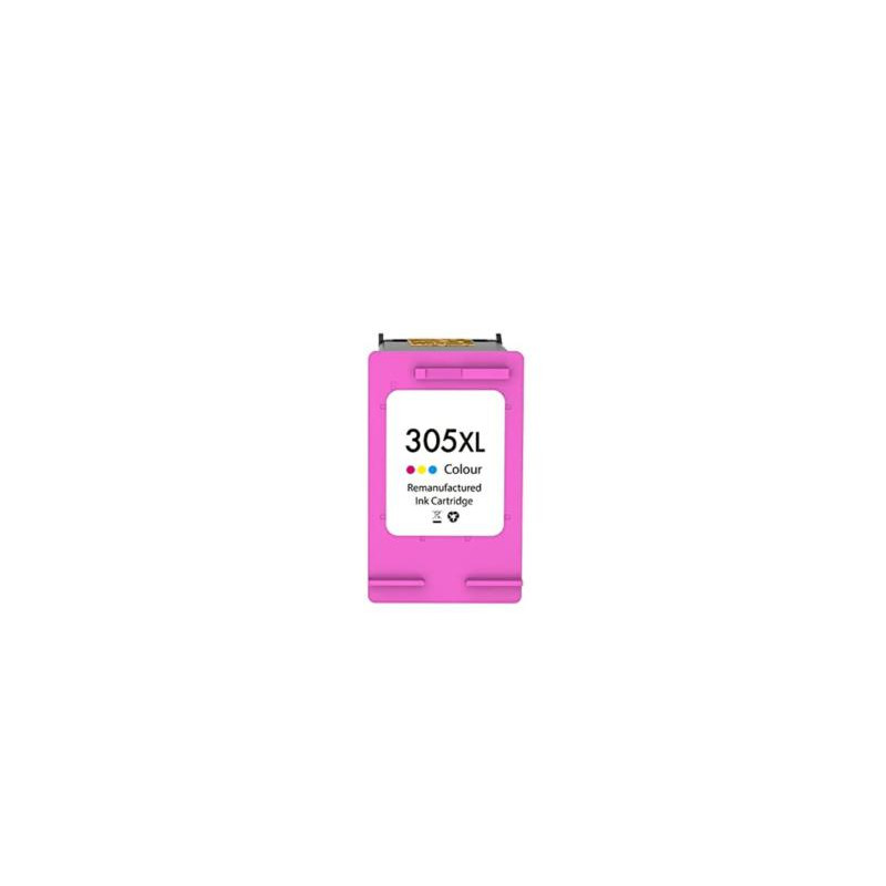 INKJET DAYMA REMANUFACTURADO (EU) HP N305XL COLOR 18ml/370 PAGINAS (MUESTRA EL NIVEL DE TINTA)
