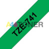 Brother TZE741 Cinta laminada compatible 18 mm x 8 metros