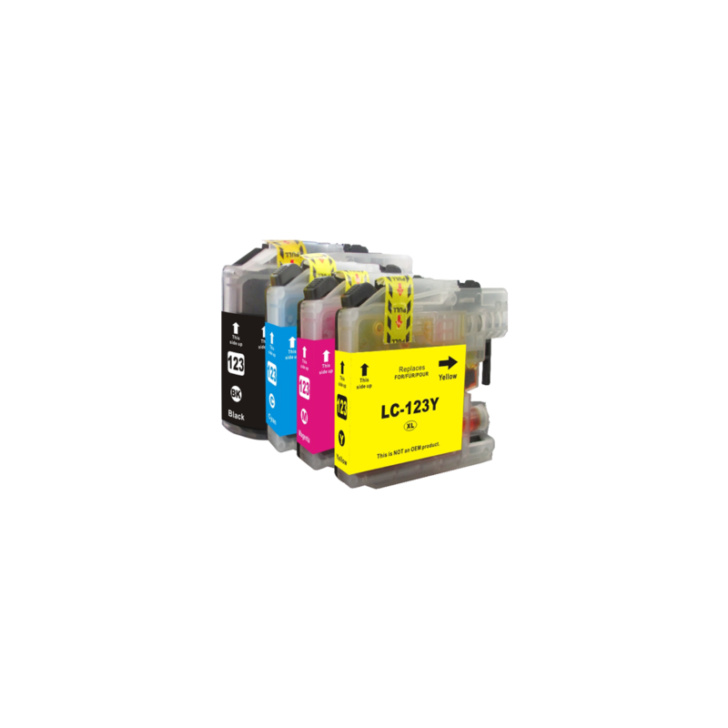 INKJET DAYMA BROTHER LC123XL AMARILLO V.3 600 PAG PREMIUM