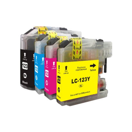 INKJET DAYMA BROTHER LC123XL AMARILLO V.3 600 PAG PREMIUM