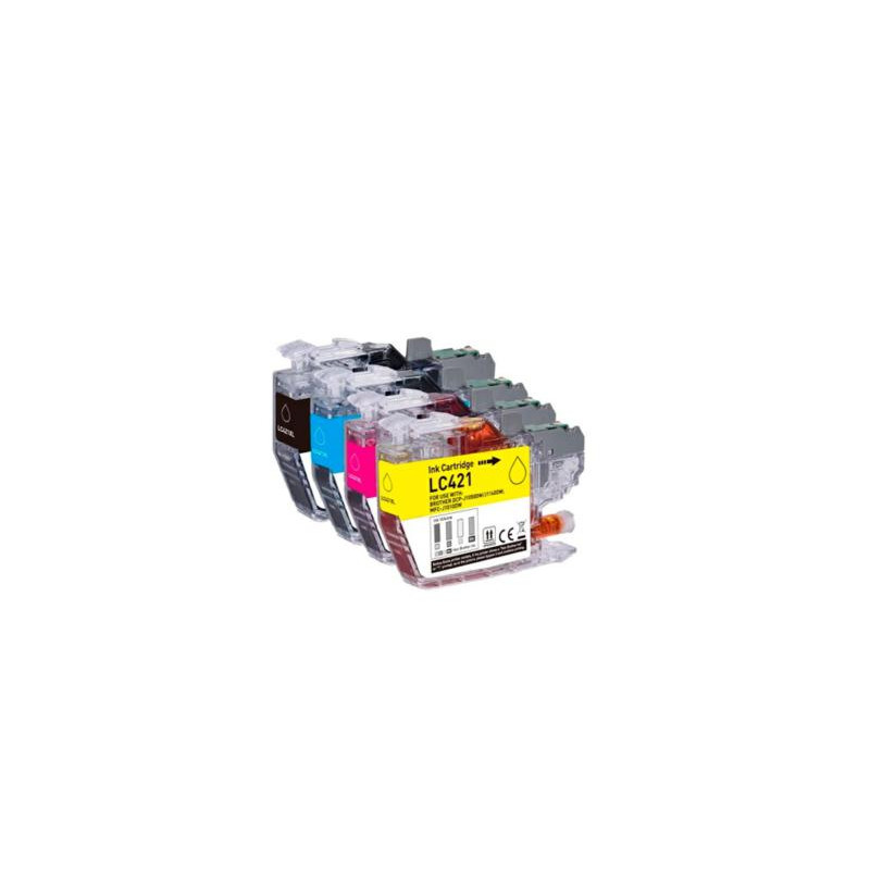 INKJET DAYMA BROTHER LC421 AMARILLO 200 PAG PREMIUM