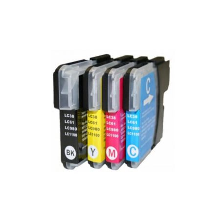 INKJET DAYMA BROTHER LC980XL/1100XL AMARILLO 260 PAG PREMIUM