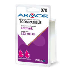 B10189R1 ARMOR    Cartucho pack 2 LEXMARK 100XL 2M magenta -DESC