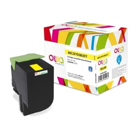 K18032OW ARMOR    OWA Toner kit Amarillo LEXMARK CX510