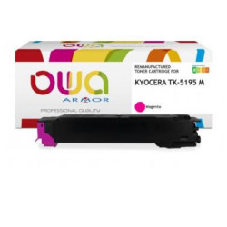 K18880OW ARMOR OWA Toner remanufactured 1T02R4BNL0 para KYOCERA TK5195 M Magenta 7000p