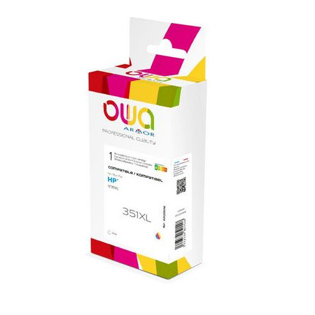 K20255OW ARMOR    Owa INKJET REMAN REMAN. FOR HP 351XL 3C 3 Colours Box