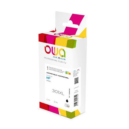 K20647OW ARMOR Owa INKJET REMAN para HP 301XL B V2 Black Box