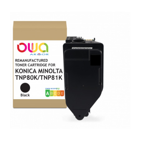 K40363OW ARMOR Toner Negro TNP80K AAJW152 para KONICA MINOLTA C3320i 13000p