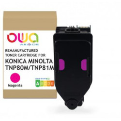 K40365OW ARMOR Toner Magenta TNP80M AAJW352 para KONICA MINOLTA C3320i 9000p