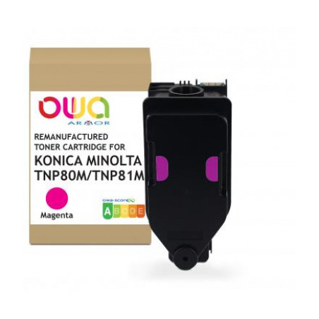 K40365OW ARMOR Toner Magenta TNP80M AAJW352 para KONICA MINOLTA C3320i 9000p